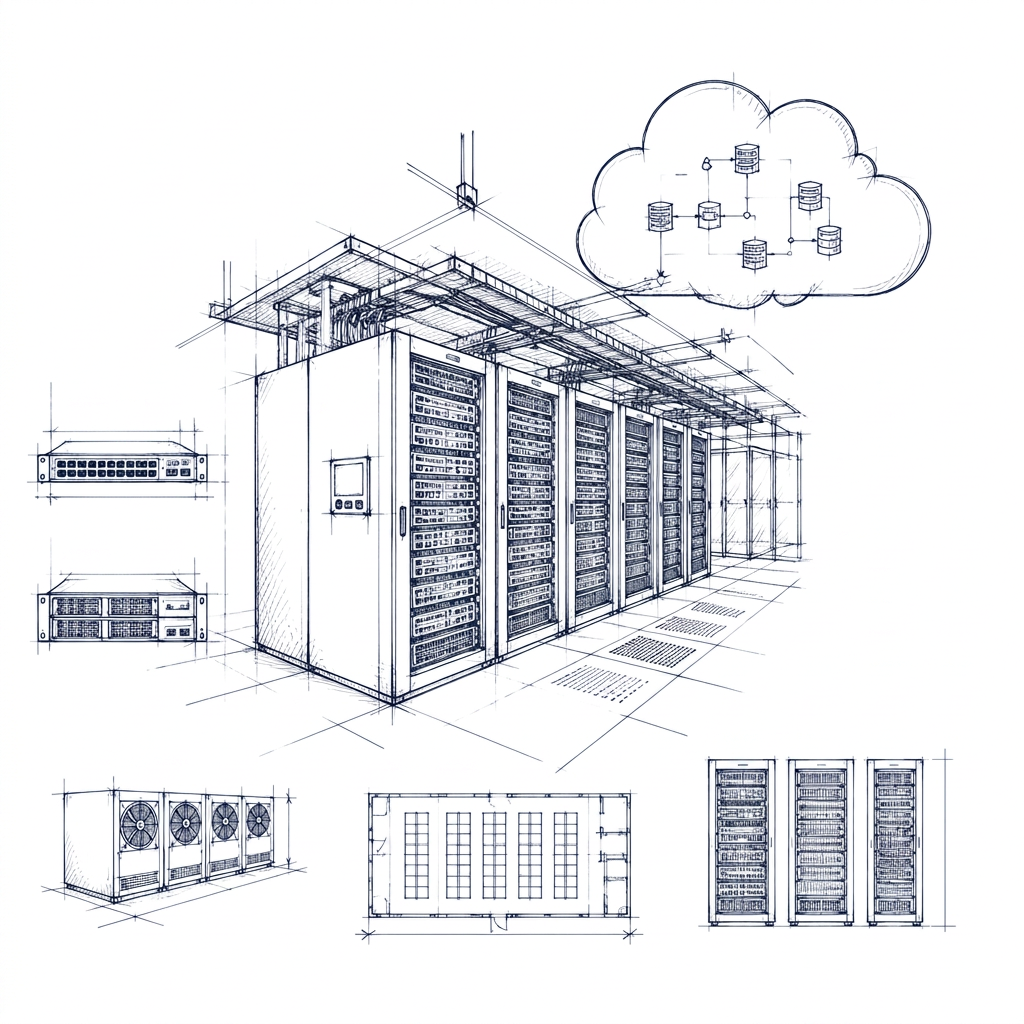 EQUIR Technology Solutions architectural sketch