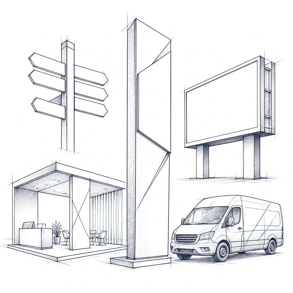 EQUIR Visual Solutions architectural sketch
