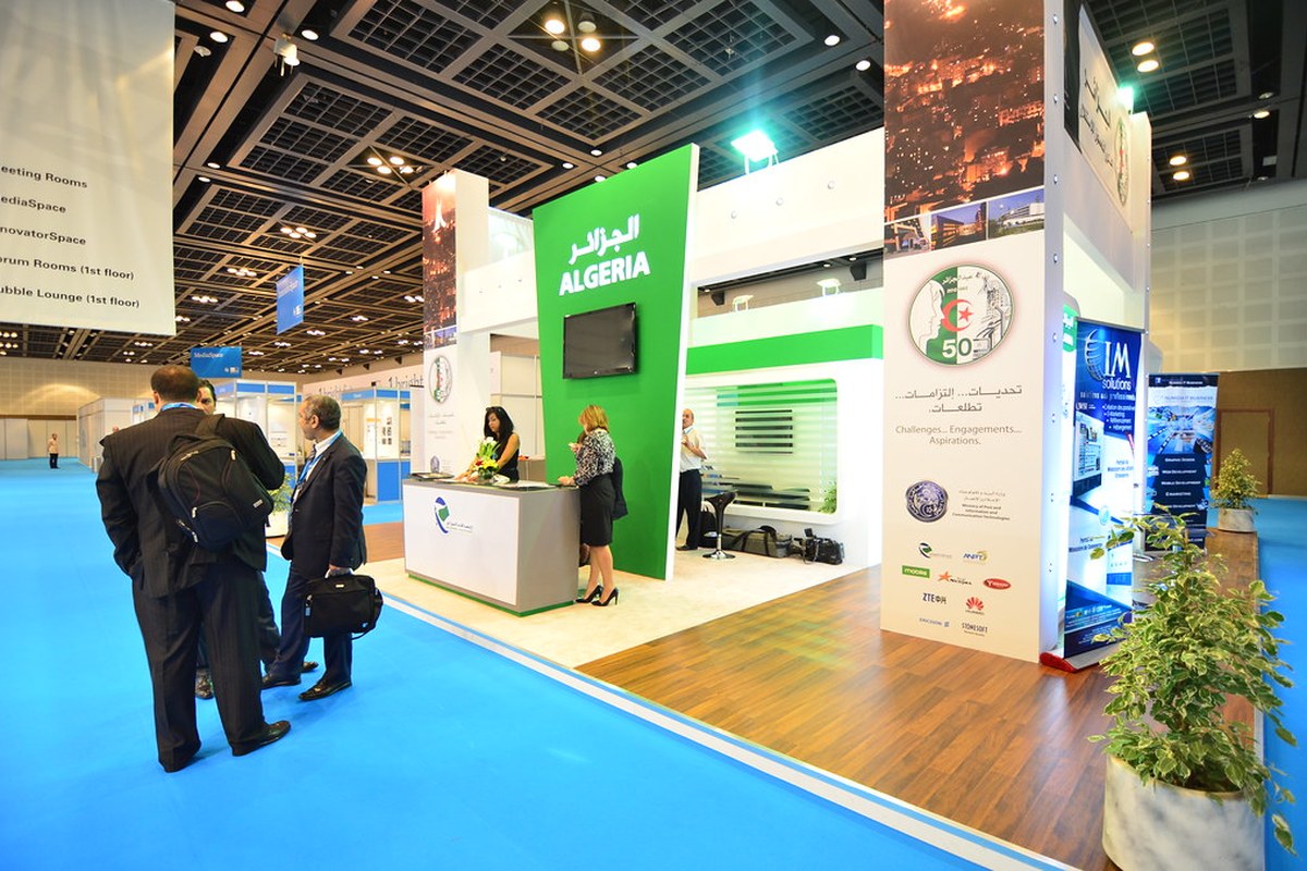 Custom exhibition pavilion fabricated and installed by EQUIR Visual Solutions